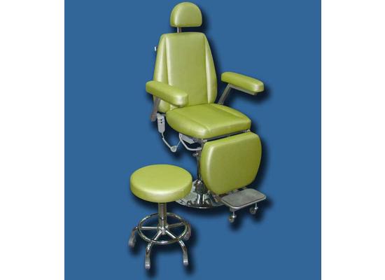 Лор-кресло пациента с гидравлическим подъемником Элема-Н КПО1Д с дополнительным сидением для детей