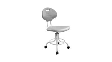 Стул(кресло) винтовой с полиуретановой спинкой и сиденьем КР10-1
