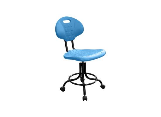 Стул(кресло) винтовой с полиуретановой спинкой и сиденьем КР10-1
