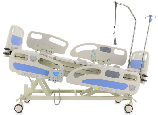 Кровать функциональная медицинская электрическая DB-2 (MЕ-4059П-02) (7 функций) с панелями управления на боковых ограждениях