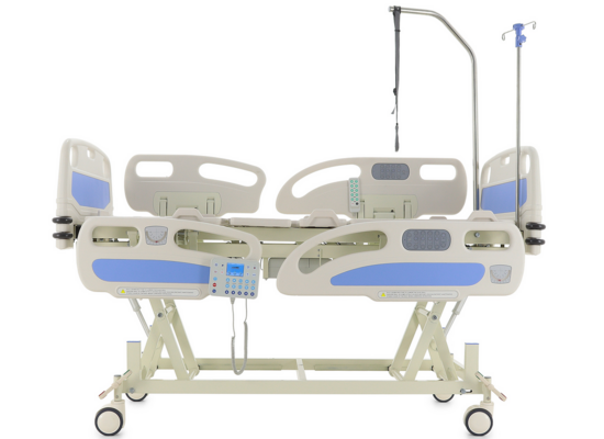 Кровать функциональная медицинская электрическая DB-2 (MЕ-4059П-02) (7 функций) с панелями управления на боковых ограждениях