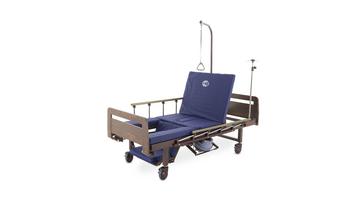 Кровать механическая Med-Mos YG-6 (ММ-2624Н-06/2124Н-04) ЛДСП с туалетным устройством и судном с крышкой, функцией «кардиокресло»