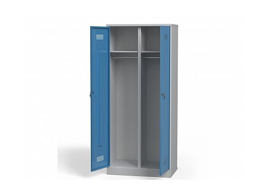 Металлический медицинский шкаф для хранения одежды БТ-А22-80