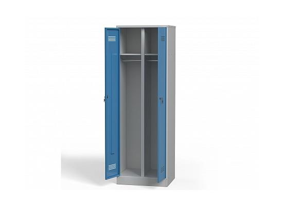 Металлический медицинский шкаф для хранения одежды БТ-А22-80