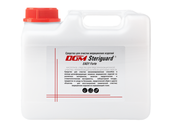 Моюще-дезинфицирующее средство для очистки медицинских изделий DGM Steriguard Easy Forte
