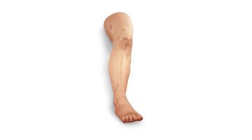 Модель ноги с хирургическим швом