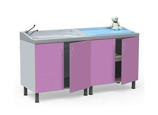 Пеленальный стол с ванной для купания БТ-ТМ-180-Н